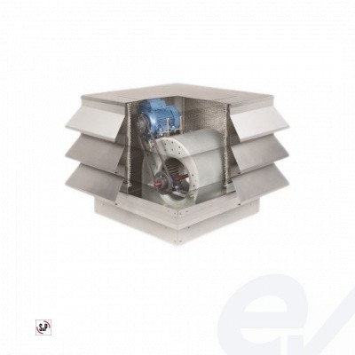 Cajas de ventilación con louver CCL 18/18